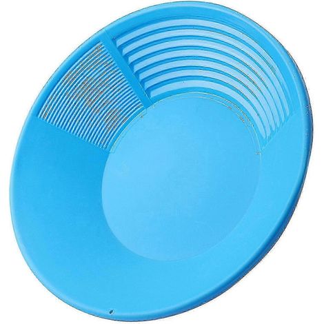 Jinpan Basin Gold Nugget Mining Dredging Exploration Screening Gold Panning 385X80 mm, Light Blue (1/5)