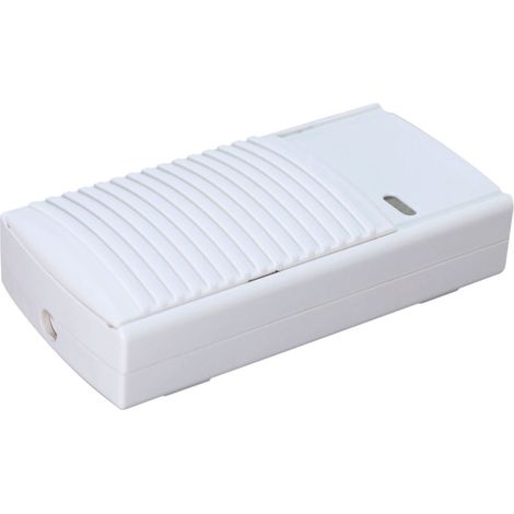 Interrupteur variateur curseur à pied blanc, 100W, 240V- Tibelec (1/3)