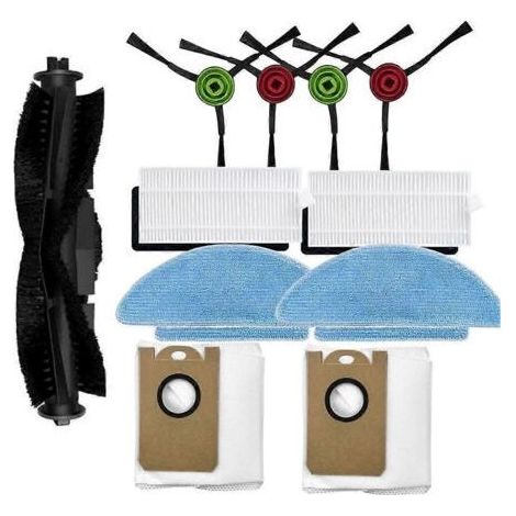 Pièces détachées pour balais Lubluelu SG60, SL60 Plus, SL60D, SL61 et Tikom L9000 et L8000 : brosse principale, filtre et chiffon. (1/5)