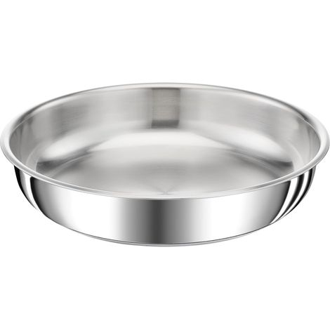 Sartén de 24 cm, inducción, acero inoxidable de alta calidad, apilable, versátil, apta para lavavajillas. (1/4)