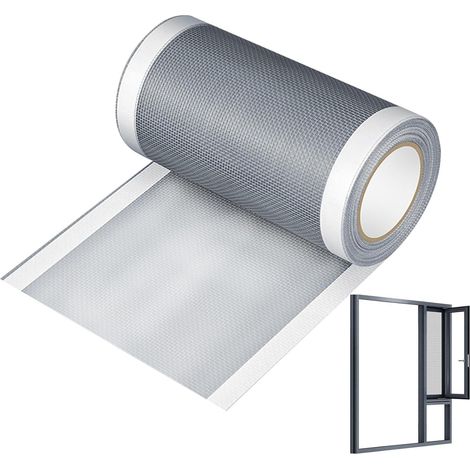 Ruban Réparation Moustiquaire En Pièces autocollantes moustiquaire porte Patchs Ruban Pour Écran Fenêtre Pour Maison Appartement Chambre Étudiante Patio Balcon Salle De Bain (1/5)