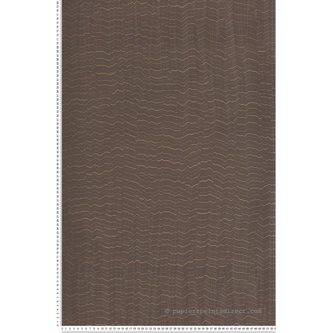 Papier peint Contemporain Marron Maya Montecolino
