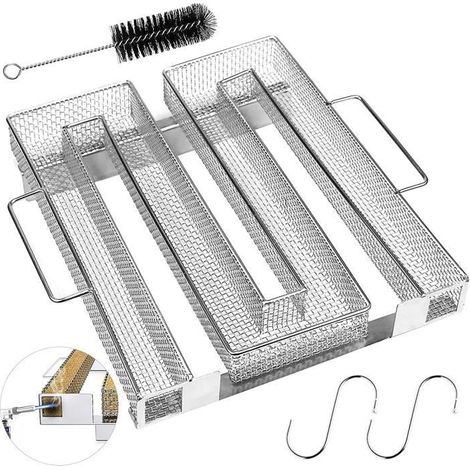 Generateur de Fumée Froide,Générateur de Fumée Froide en Acier Inoxydable,Idéal pour Fumer de la Viande,Fumoir à Froid (1/4)