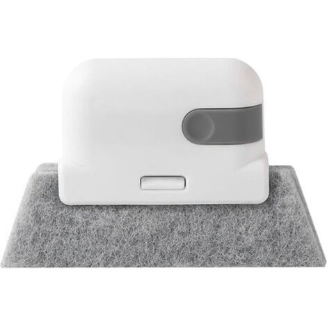 Brosse de nettoyage de rainure de fenêtre 2 en 1, outil de nettoyage de seuil de piste détachable à main détachable pour le nettoyage de la maison (1/5)