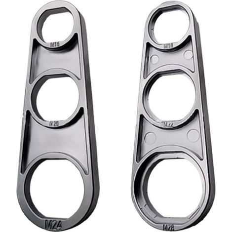 1 clé pour aérateur de robinet 3 tailles, alliage de zinc durable, outil de retrait de bec facile à prendre en main pour cuisine et salle de bain (1/5)
