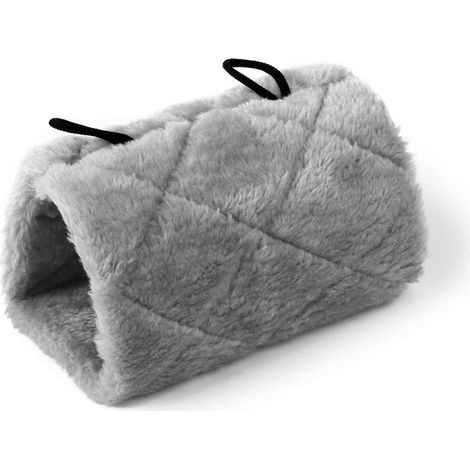 Bequemes Hängenest aus Baumwolle, dreieckig, atmungsaktiv, Höhlen-Käfig-Hängematte, Plüschbett für Papageien (1/5)