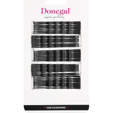 Donegal Haarspangen 5,5 cm Schwarz