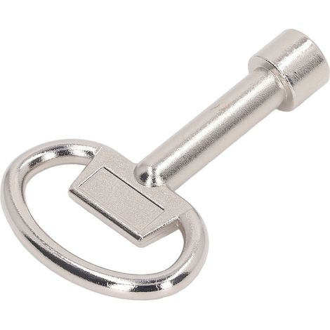 Clé triangulaire à douille en alliage de zinc chromé, disponible en version suspendue. Clé triangulaire pour armoire. (1/5)