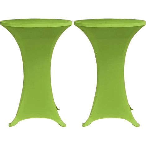 Maison Exclusive - Copritavoli Elastico 2 pz 60 cm Verde (1/5)