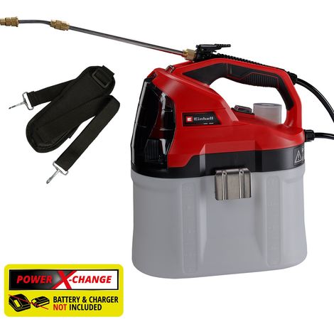 Einhell Pulvérisateur à pression sans fil GE-WS 18/75 Li-Solo PXC (18V, réservoir 7,5 L, pompe automatique, lance télescopique) Livré sans Batterie ni Chargeur (1/5)