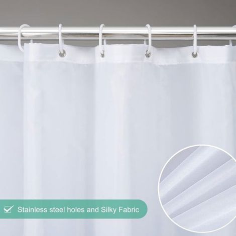 Rideau de Douche - - 90x180cm - Imperméable - Anti-Moisissure - Lavable en Machine (1/4)