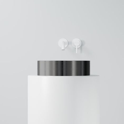 Steinberg Série 442 lavabo à poser, rond, 400x400x110mm, inox,