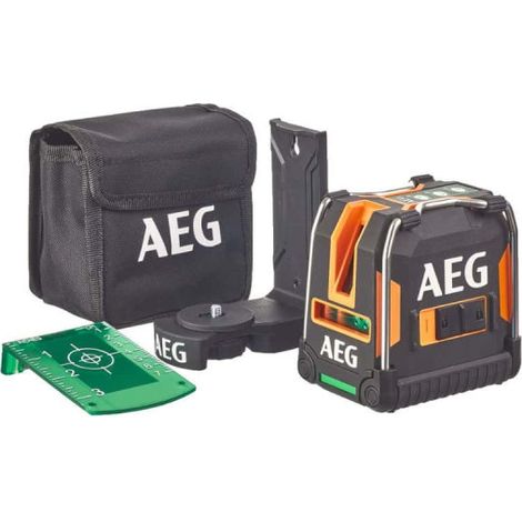 NIVEAU LASER VERT AVEC FIL À PLOMB « CLG330-K » AEG 3 lignes - (1/5)