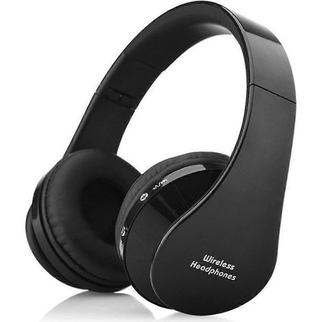 Casque audio sans fil Bluetooth pliable avec micro pour jeux et téléphone. (1/4)