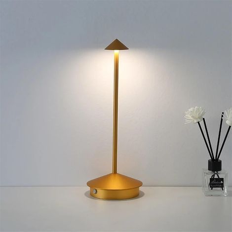 Lampe de table en forme de champignon (1 pièce), rechargeable par USB, lampe de chevet portable LED, adaptée à la chambre à coucher. (1/5)