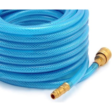 10 m Tuyaux à air comprimé - pneumatique - 15 bar - Connexion rapide 1/4 (1/5)