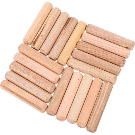 Chevilles en Bois 200 Pièces en Bois, pour Meubles et Bricolage (1/5)