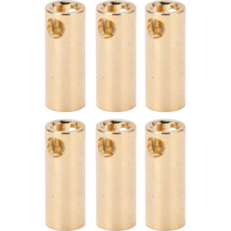 Lot de 10 connecteurs banane femelles 5,5 mm plaqués or pour moteurs de batteries et ESC de voitures radiocommandées. (1/5)