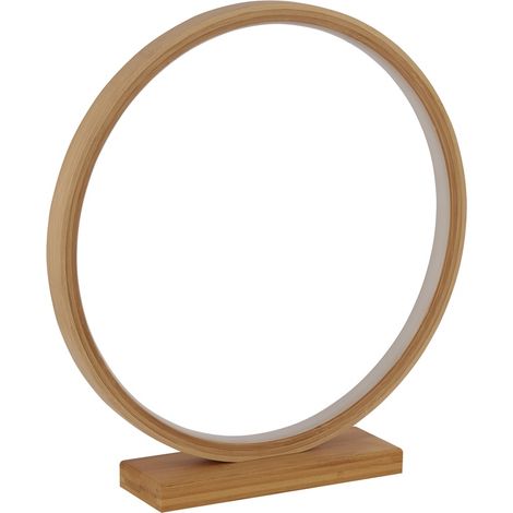 Lampe de table ronde Malibu bois - EU62058NA
