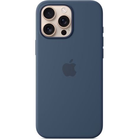iPhone 16 Pro Max Silicone Case with MagSafe - Denim (1/4)