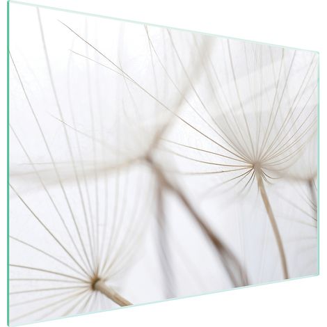 Planche à découper en verre 40x30 à motif floral (1/5)