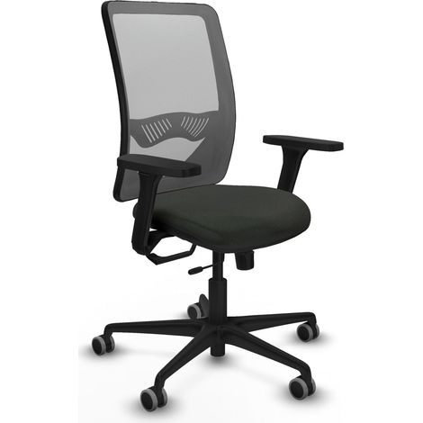 Silla de oficina piqueras y crespo Zulema negro soporte lumbar ajustable (1/2)