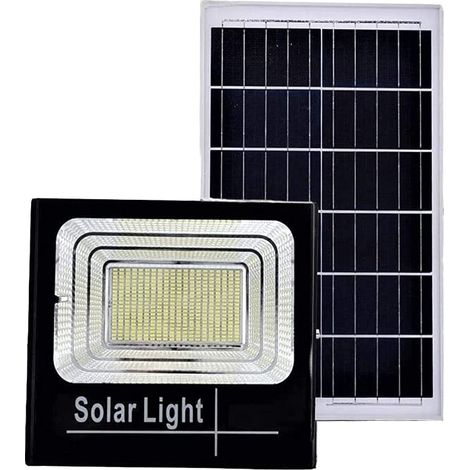 TEMPO DI SALDI Faro A Led Da 50W SMD Luce Bianca Con Pannello Solare, Sensore E Telecomando (1/7)