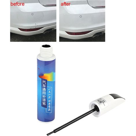 Stylo correcteur de rayures pour voiture, effaceur de rayures, stylo de peinture pour l'entretien de la peinture automobile, noir (1/5)