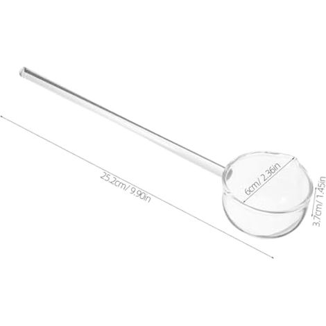 Louche à punch en verre avec bec verseur, cuillère à apéritif, louche de cuisine, cuillère à soupe, cuillère pour dessert, sucre, cocktail, mélange (1/5)