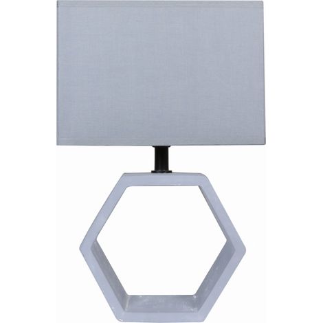 Lampada da tavolo Candellux Vidal 41-68552 bianca E27 (1/3)
