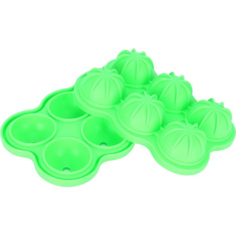 Moule à Boules de Glace Réutilisable en Silicone - 6 Cavités pour Cocktails et Boissons - Idéal Cuisine et Bar (1/5)