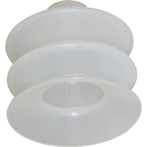 Riegler Balgsauger, rund 2,5 Falten, Material Silikon, »FG«, Ø 7 mm (1/2)
