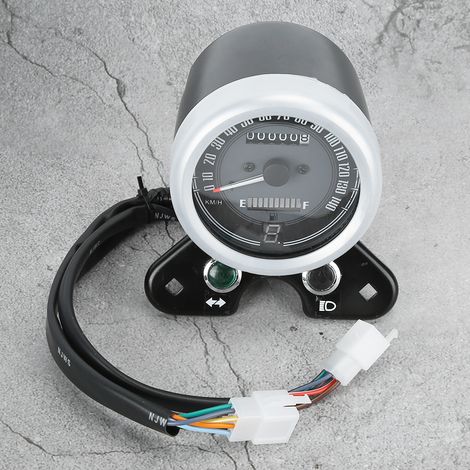 Compteur de vitesse et jauge à carburant rétro à LED multifonctions pour moto, compatible avec CG125 (1/4)