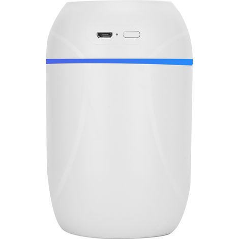 Diffuseur d'huiles essentielles 300ml USB rechargeable, humidificateur d'air silencieux portable pour voiture, aromathérapie blanc, rafraîchisseur d'ambiance sans fil (1/5)