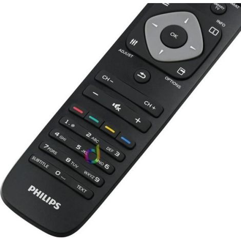 Télécommande Ir - Universelle Pour Tv Philips Lcd Led - Compatible Maison Intelligente - Noir - 1 Pièce (1/4)