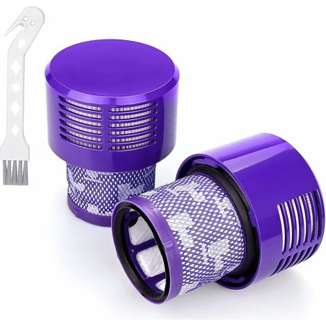 VURAHOME - Lot de 2 filtres lavables pour aspirateur sans fil Dyson V10 SV12 pour V10 Cyclone Animal Absolute Total Clean, remplace DY-969082-01 (1/5)