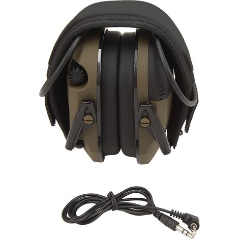 GARRYFIZH Casque anti-bruit, pliable, OD vert, rembourrage souple (1/5)