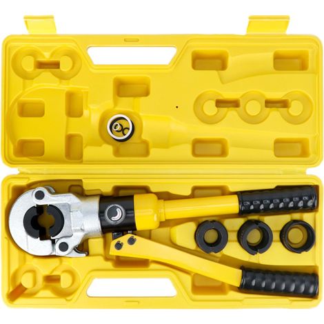Pince à Sertir, 100 kN Pince a Sertir Multicouche, Compatible avec TH16, TH20, TH26, TH32, Seulement pour Tuyaux en Aluminium-plastique, Tuyaux en PEX (1/5)