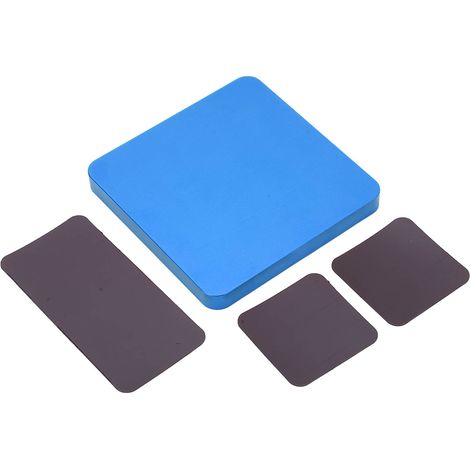 Boîte de rangement multifonction pour vis de modélisme RC, outil de réparation et entretien voiture télécommandée, plateau organisateur bleu CNC.