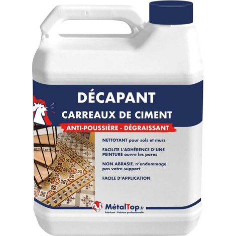 Metaltop – Décapant pour carreaux de ciment 1 L – Incolore – Nettoyage et décapage professionnel – Protection jusqu'à 12 ans (1/5)