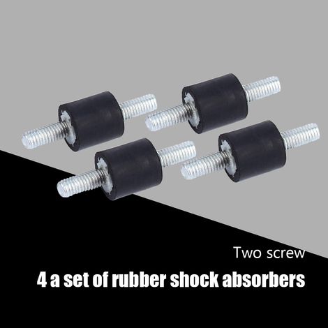 Support caoutchouc anti-vibration pour compresseur d'air, amortisseur de chocs, M3, 8x8 mm (1/5)