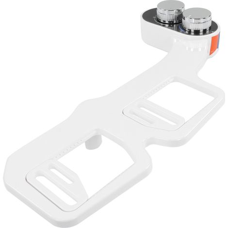 Doppeldüsen-Bidet-Sprühgerät, kein Stromanschluss erforderlich, selbstreinigender Toilettenaufsatz, einstellbarer Druck, 1/2-Zoll-Anschluss, für Asien, Australien und Großbritannien. (1/5)