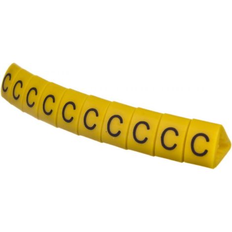 Marcatore per cavi OZ-2/C giallo E04ZP-01020401400 /100 pz./