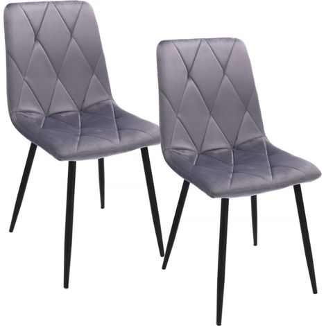 2 x Silla PIADO gris (juego de patas + tornillos)
