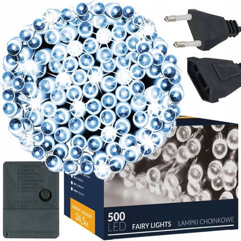 LUCES DE NAVIDAD 500 LED 35m EXT/INT para árbol FRÍAS BLANCAS NAVIDEÑAS (1/5)