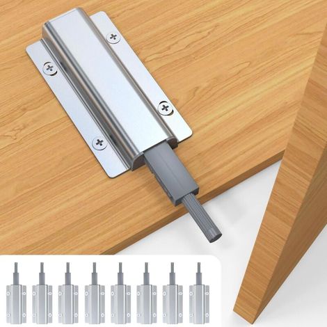 Sliding Door Magnetic Lock, Magnetic Door Lock for Cabinet Door Closure, 8 Pack MUMU (1/4)