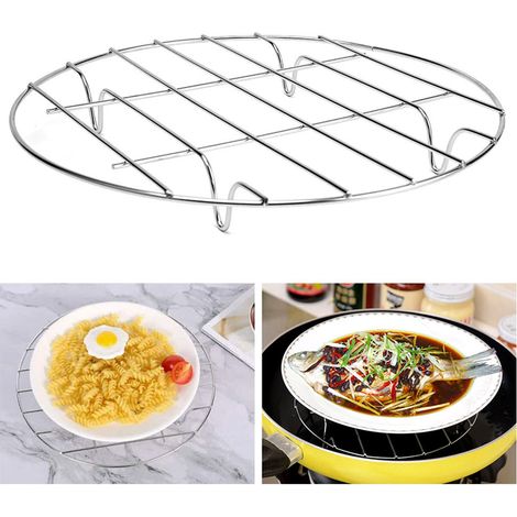 Grille support en acier inoxydable robuste pour cuiseur vapeur, plateau de cuisson résistant pour autocuiseur