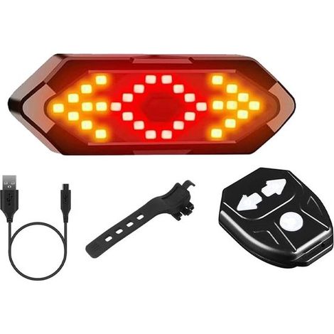Lumières clignotantes de vélo – LED – Sans fil – Batterie – Sécurité et visibilité (1/4)