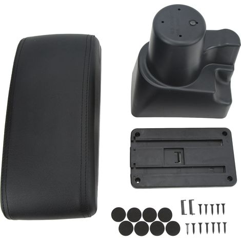 Boîte de rangement d'accoudoir de Console centrale avec 3 Ports USB, lumière ambiante LED, double couche de remplacement réglable pour Picanto (1/5)