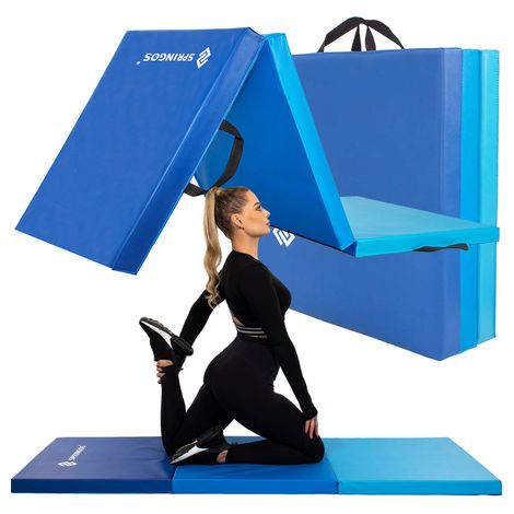 Tappeto ginnastica 180 cm blu